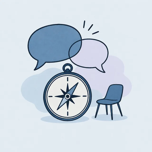 Illustrazione di una pagina di prenotazione online per Coaching e consulenza