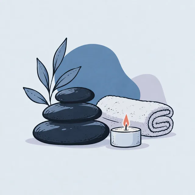 Illustrazione di una pagina di prenotazione online per Spa e massaggi